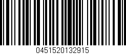 Código de barras (EAN, GTIN, SKU, ISBN): '0451520132915'