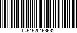 Código de barras (EAN, GTIN, SKU, ISBN): '0451520166682'