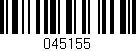 Código de barras (EAN, GTIN, SKU, ISBN): '045155'