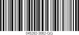 Código de barras (EAN, GTIN, SKU, ISBN): '045282-3062-GG'