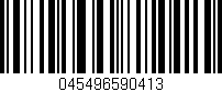 Código de barras (EAN, GTIN, SKU, ISBN): '045496590413'
