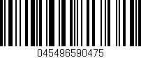 Código de barras (EAN, GTIN, SKU, ISBN): '045496590475'
