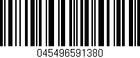 Código de barras (EAN, GTIN, SKU, ISBN): '045496591380'