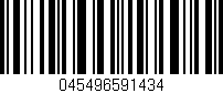 Código de barras (EAN, GTIN, SKU, ISBN): '045496591434'