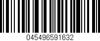 Código de barras (EAN, GTIN, SKU, ISBN): '045496591632'