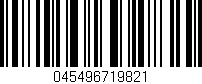 Código de barras (EAN, GTIN, SKU, ISBN): '045496719821'