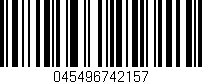 Código de barras (EAN, GTIN, SKU, ISBN): '045496742157'