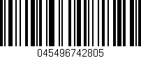 Código de barras (EAN, GTIN, SKU, ISBN): '045496742805'