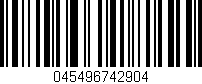 Código de barras (EAN, GTIN, SKU, ISBN): '045496742904'
