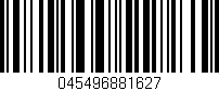 Código de barras (EAN, GTIN, SKU, ISBN): '045496881627'