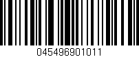 Código de barras (EAN, GTIN, SKU, ISBN): '045496901011'