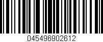 Código de barras (EAN, GTIN, SKU, ISBN): '045496902612'