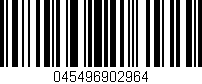 Código de barras (EAN, GTIN, SKU, ISBN): '045496902964'