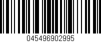 Código de barras (EAN, GTIN, SKU, ISBN): '045496902995'