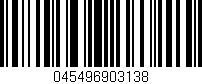 Código de barras (EAN, GTIN, SKU, ISBN): '045496903138'