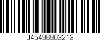 Código de barras (EAN, GTIN, SKU, ISBN): '045496903213'