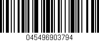 Código de barras (EAN, GTIN, SKU, ISBN): '045496903794'