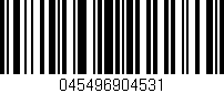 Código de barras (EAN, GTIN, SKU, ISBN): '045496904531'