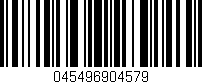 Código de barras (EAN, GTIN, SKU, ISBN): '045496904579'