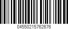Código de barras (EAN, GTIN, SKU, ISBN): '04550215762676'
