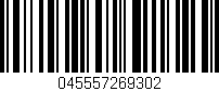 Código de barras (EAN, GTIN, SKU, ISBN): '045557269302'