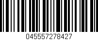 Código de barras (EAN, GTIN, SKU, ISBN): '045557278427'