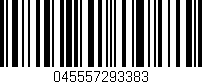 Código de barras (EAN, GTIN, SKU, ISBN): '045557293383'