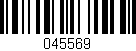 Código de barras (EAN, GTIN, SKU, ISBN): '045569'