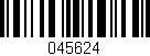 Código de barras (EAN, GTIN, SKU, ISBN): '045624'