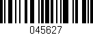 Código de barras (EAN, GTIN, SKU, ISBN): '045627'