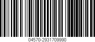 Código de barras (EAN, GTIN, SKU, ISBN): '04570-2931709990'