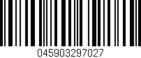 Código de barras (EAN, GTIN, SKU, ISBN): '045903297027'