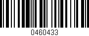 Código de barras (EAN, GTIN, SKU, ISBN): '0460433'