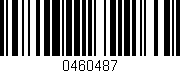 Código de barras (EAN, GTIN, SKU, ISBN): '0460487'