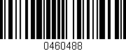 Código de barras (EAN, GTIN, SKU, ISBN): '0460488'