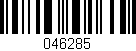 Código de barras (EAN, GTIN, SKU, ISBN): '046285'