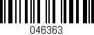 Código de barras (EAN, GTIN, SKU, ISBN): '046363'