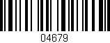 Código de barras (EAN, GTIN, SKU, ISBN): '04679'