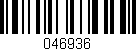Código de barras (EAN, GTIN, SKU, ISBN): '046936'