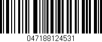 Código de barras (EAN, GTIN, SKU, ISBN): '047188124531'
