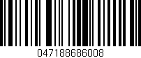 Código de barras (EAN, GTIN, SKU, ISBN): '047188686008'
