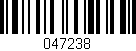 Código de barras (EAN, GTIN, SKU, ISBN): '047238'