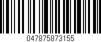 Código de barras (EAN, GTIN, SKU, ISBN): '047875873155'