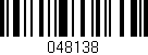 Código de barras (EAN, GTIN, SKU, ISBN): '048138'
