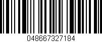 Código de barras (EAN, GTIN, SKU, ISBN): '048667327184'