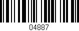 Código de barras (EAN, GTIN, SKU, ISBN): '04887'