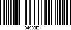 Código de barras (EAN, GTIN, SKU, ISBN): '04908E+11'