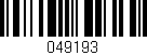 Código de barras (EAN, GTIN, SKU, ISBN): '049193'