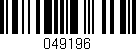 Código de barras (EAN, GTIN, SKU, ISBN): '049196'