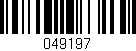 Código de barras (EAN, GTIN, SKU, ISBN): '049197'